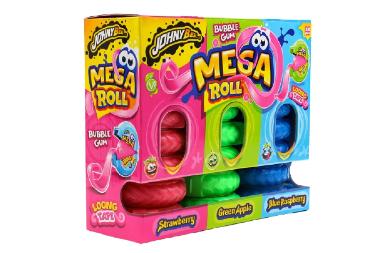 Mega Roll Bubble Gum en gros